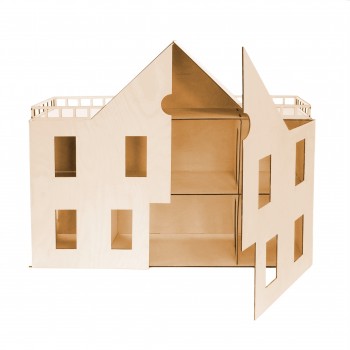 Кукольный дом с распашным фасадом